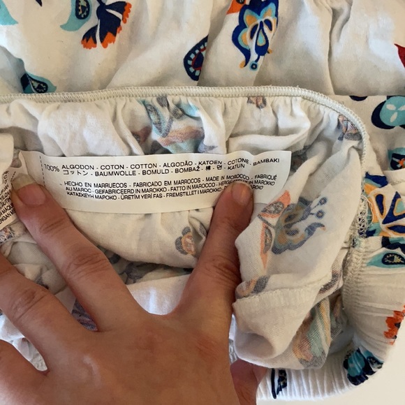 NWOT Zara Floral Off-Shoulder Top, size S - Picture 3 of 4